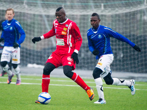 Ibrahim Koroma, Trelleborg och Dominique Kivuvu, Mjällby