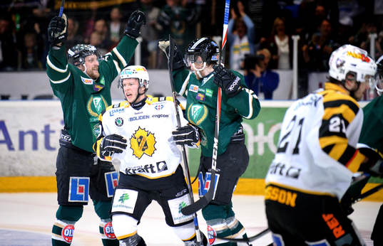 Färjestad, jubel, Skellefteå, depp