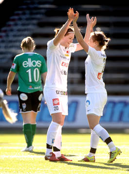 Mia Karlsson, Kristianstad, jubel