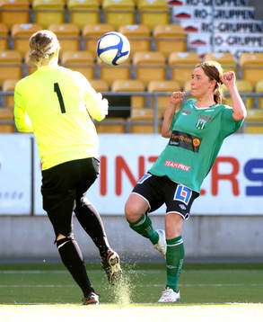 Hedvig Lindahl, målvakt, Kristianstad, Marlene Laggren,