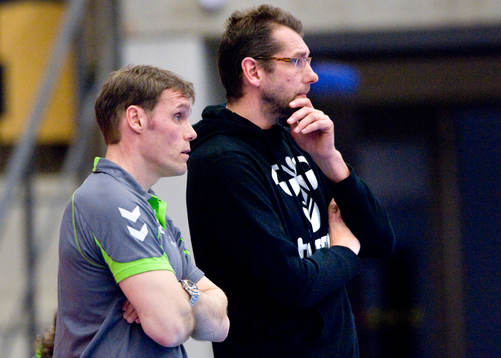 Johan Eklund och Magnus Wislander, tränare