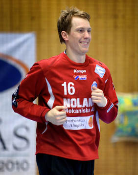 Mikael Aggefors, målvakt, Alingsås, jubel