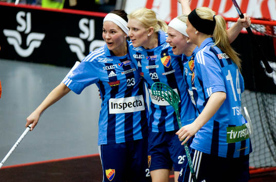 Emelie Lindström och Amanda Wendelstig, Djurgården, jubel