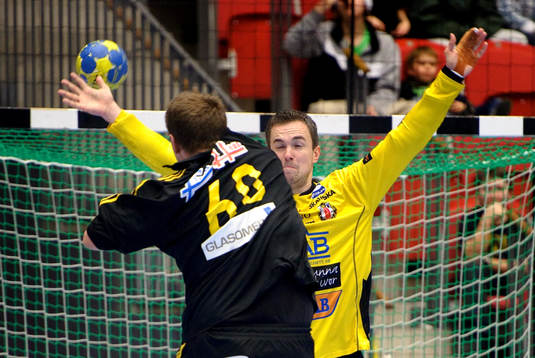 Erik Fritzon,  Sävehof, Stephen Nielsen, målvakt, Drott