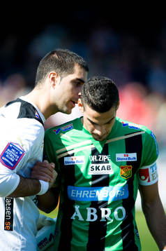 Dime Jankulovski, målvakt och Mervan Celik, Gais