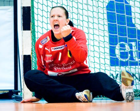 Therese Brorson, målvakt, Eslöv, jubel