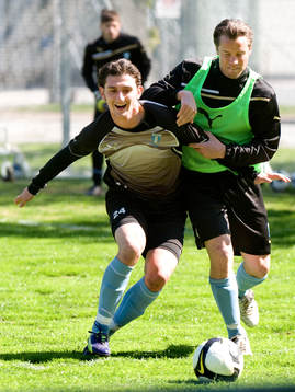 Agon Mehmeti och Daniel Andersson
