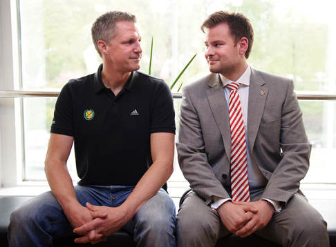 Mikael Franzén, tränare, Sävehof, Kristján Andrésson,
