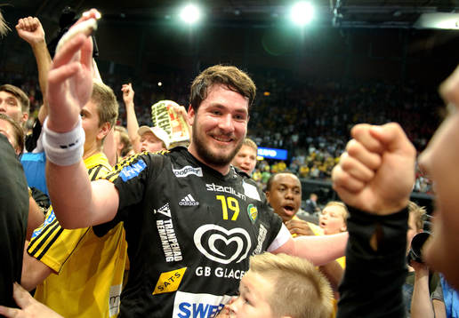 Jonathan Stenbäcken, Sävehof, jubel. Svenska Mästare