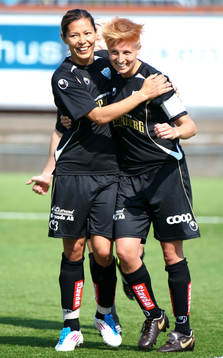 Jane Törnqvist, Lisa Ek, Göteborg, Kopparberg, jubel