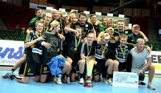 Sävehof, jubel. Svenska Mästare 2011, SM-guld