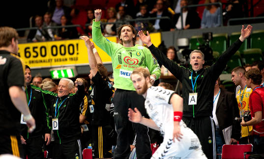 Thomas Forsberg, målvakt, Mikael Franzén, tränare,