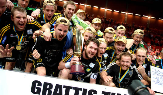 Sävehof, jubel, glädje, Svenska Mästare 2011, SM-guld