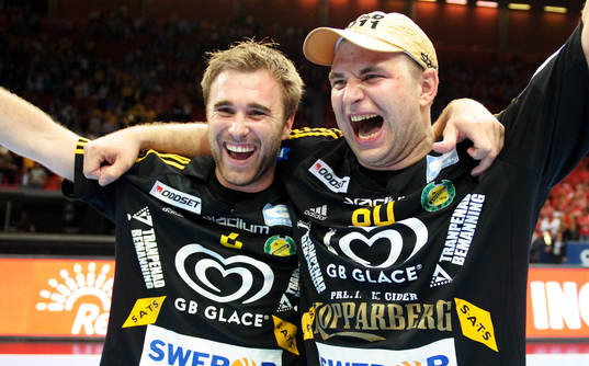 Michael Apelgren, Erik Fritzon, Sävehof, jubel, glädje,