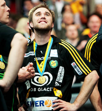 Michael Apelgren, Sävehof, jubel. Svenska Mästare 2011