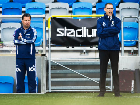 Stefan Rehn och Jonas Olsson, tränare
