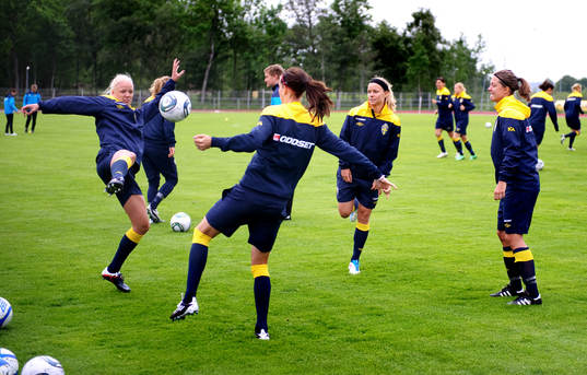 Caroline Seger, Lotta Schelin, Sara Thunebro, Lina Nilsson