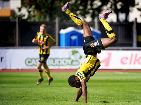 Rene Makondele, Häcken, jubel