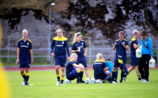 Fotboll, Dam, Sverige, Träning