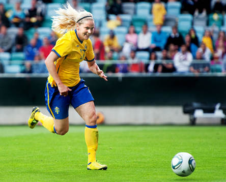 Lisa Dahlkvist, Sverige, jubel