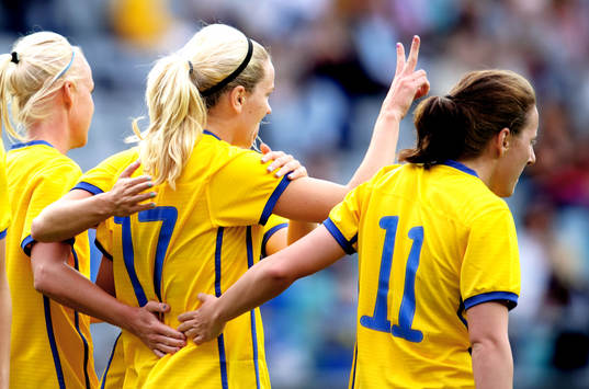 Lisa Dahlkvist, Sverige, jubel