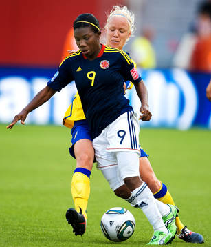 Carmen Rodallega, Colombia, Caroline Seger, Sverige