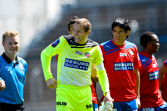Daniel Andersson, målvakt, Helsingborg, glad att vara