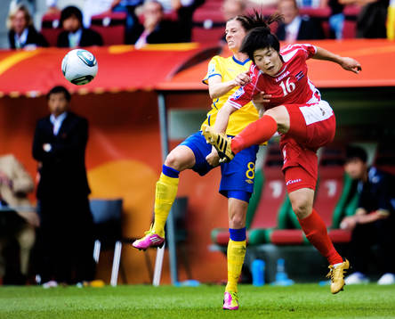 Lotta Schelin, Sverige, Pok Sim Jong, Nordkorea