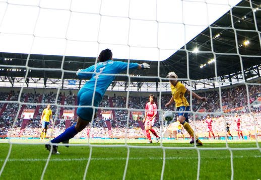 Lisa Dahlkvist, Sverige, 1-0