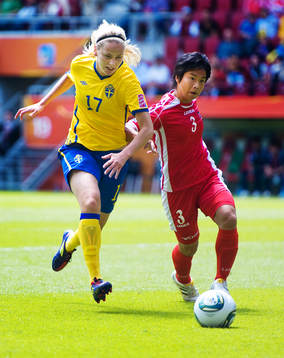 Lisa Dahlkvist, Sverige, Un Byol Ho, Nordkorea