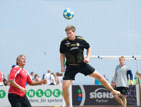 Beachfotboll, IFK Hässleholm - Norge: Daniel Engel,