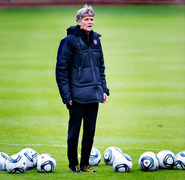 Pia Sundhage, förbundskapten, USA