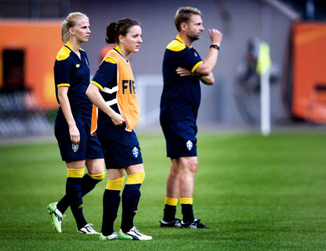 Sofia Jakobsson, Antonia Göransson, Thomas Dennerby,