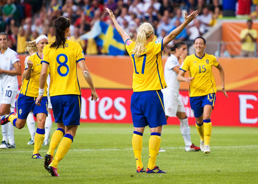 Lisa Dahlkvist, Sverige, jubel
