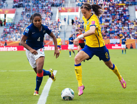 Laura Georges, Frankrike, Lotta Schelin, Sverige
