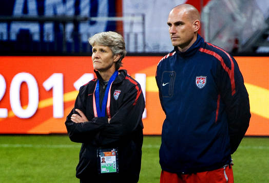 Pia Sundhage, förbundskapten, USA, depp, VM-silver, silver