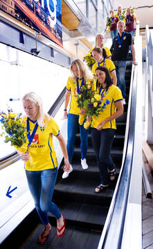 Josefine Öqvist, Sara Larsson, Jessica Landström, Antonia