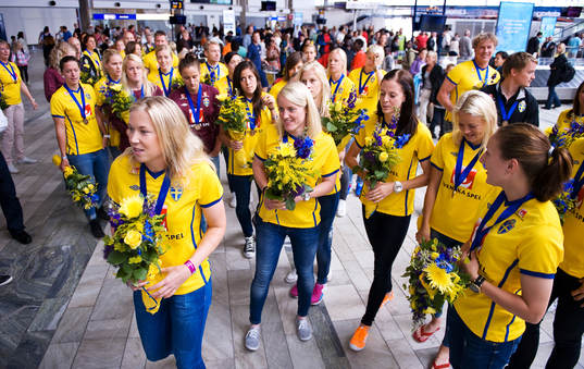 Sverige, går ut för att möta media