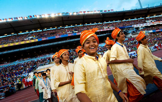 Fotboll, Gothia Cup, Invigning
