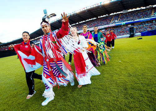 Fotboll, Gothia Cup, Invigning