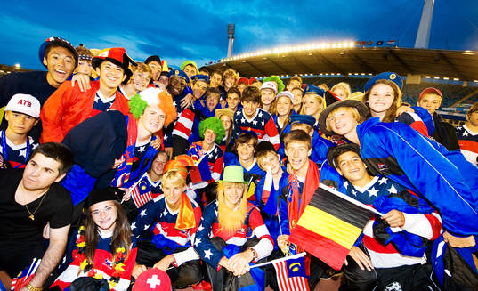 Fotboll, Gothia Cup, Invigning