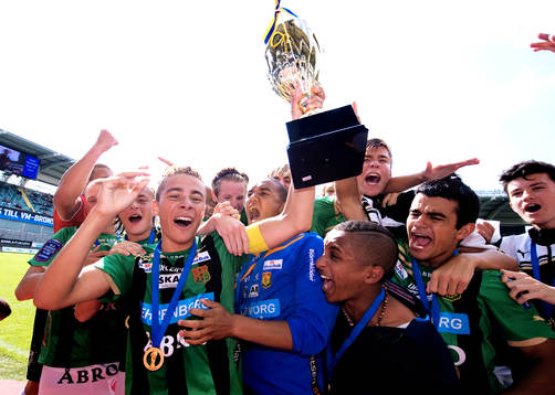 P17, TipsElit, Gais, jubel, guld Gothia Cup 2011