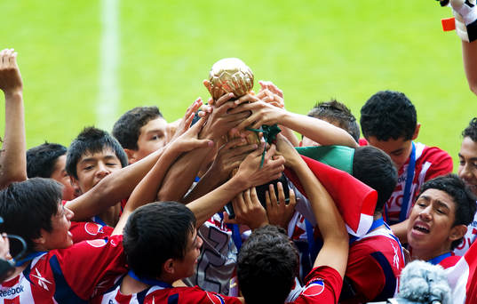 P14, Chivas Guadalajara, jubel, guld, Gothia Cup 2011.