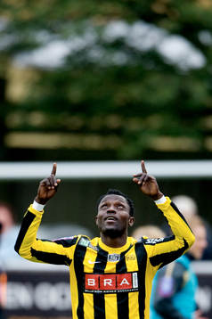 John Chibuike, Häcken, 1-0, jubel