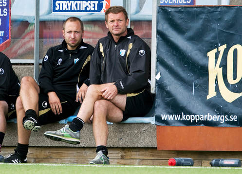 Christian Andersson och Torbjörn Nilsson, tränare