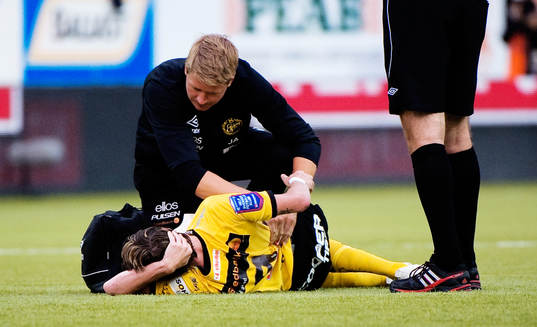 Lasse Nilsson, skada