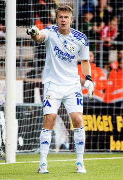 Erik Dahlin, målvakt