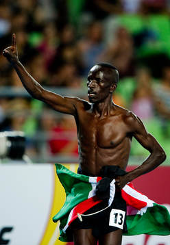 Ezekiel Kemboi, Kenya, jubel