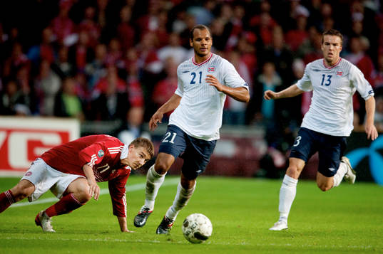 Niklas Bendtner, Danmark, Daniel Braaten, Norge