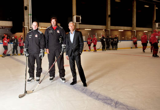 Stefan Nyman, sportchef, Hugo Stenbeck, Anders Olson